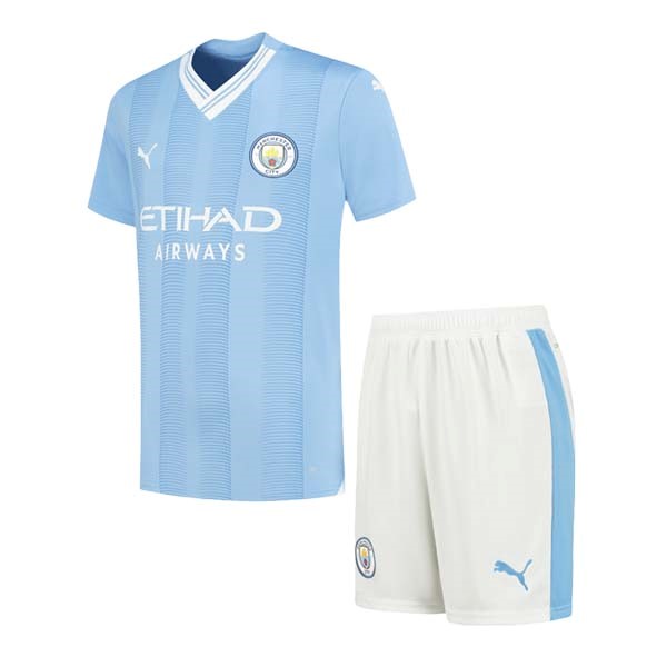 Camiseta Manchester City 1st Niños 2023-2024